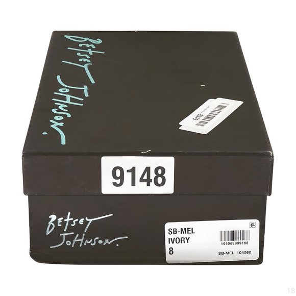 Betsey Johnson White Sandals with Silver Embellishments - Picture 3 of 7